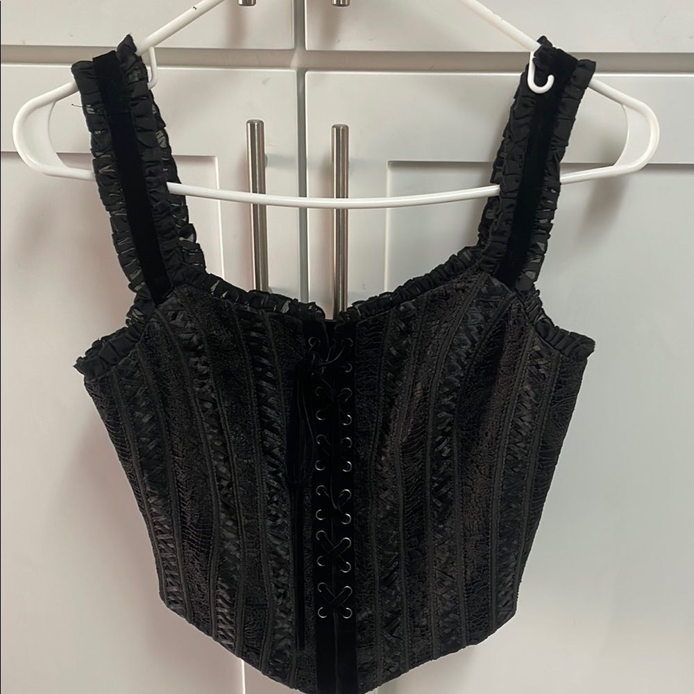 New Gothic Glamour Bustier by La Femme en Noir
